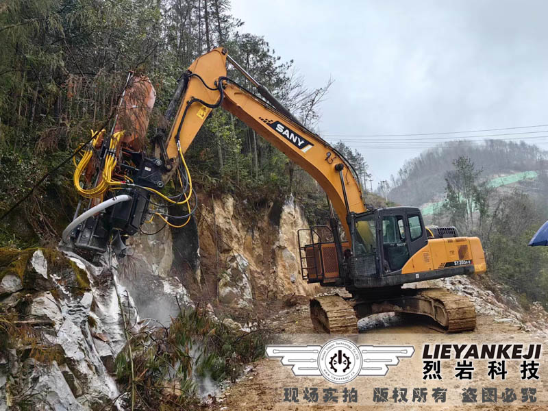 静态岩石破碎劈裂设备在重庆